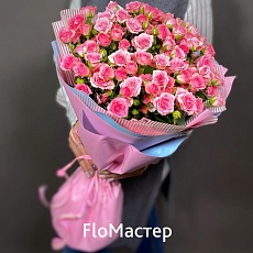 Букет 21 кустовая роза Gracia