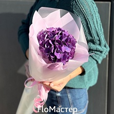 Букет 1 фиолетовая гортензия