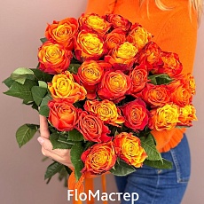 Букет 25 роз Эквадор Atomic