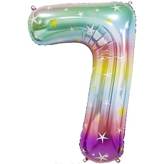 Шар фольгированный цифра