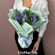 Букет 7 гиацинтов