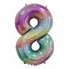 Шар фольгированный цифра