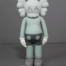 Серая коллекционная фигурка KAWS
