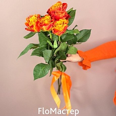 Букет 5 роз Эквадор Atomic