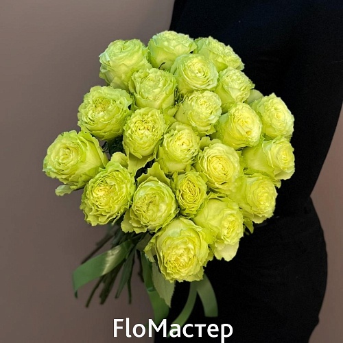 Букет 21 роза Эквадор Lemonad