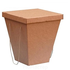 Коробка для цветов с крышкой