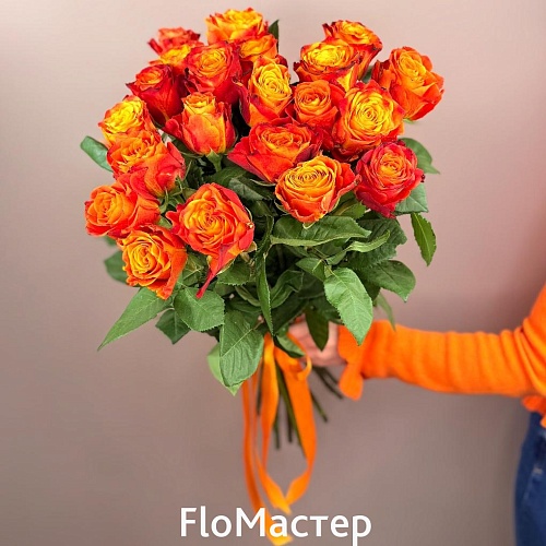 Букет 21 роза Эквадор Atomic