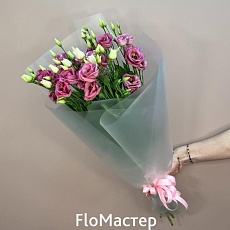 Букет 7 розовых эустом