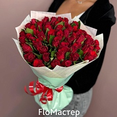 Букет 51 роза Red Torch
