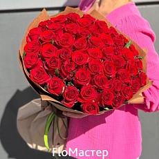 Букет 51 роза  Red Eagle