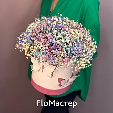 Композиция из гипсофилы Rainbow L