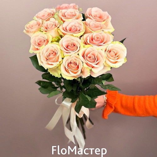 Букет 15 роз Эквадор Absolut In Pink