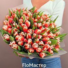 Букет 101 тюльпан Timeless
