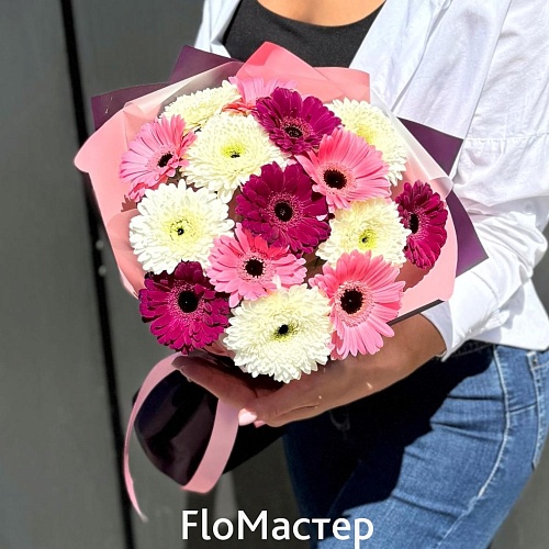 Букет 15 гермини Blissa Букет 15 гермини Blissa