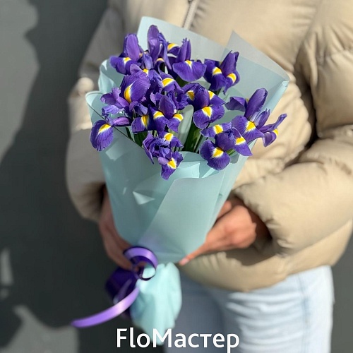 Букет из 11 ирисов Букет из 11 ирисов