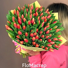 Букет 101 тюльпан Timeless