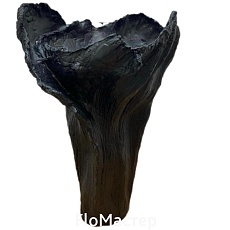 Ваза лофт черная 