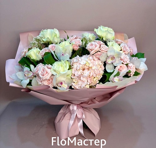 Сборный букет «Нежное признание» 