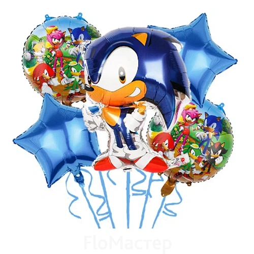 Набор из 5 фольгированных шаров