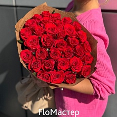 Букет 33 розы Red Eagle