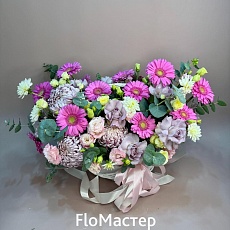 Сборная корзина «Цветочный туман»