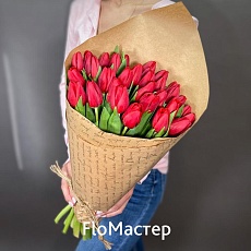 Букет 33 тюльпана Renegade