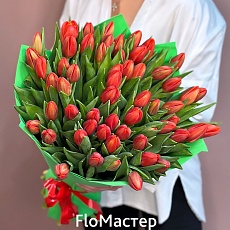 Букет 51 тюльпан Red