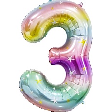 Шар фольгированный цифра