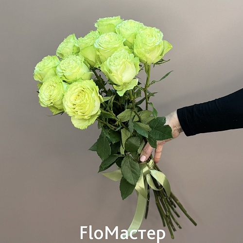 Букет 11 роз Эквадор Lemonad