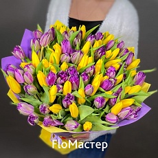 Букет 101 тюльпан Belmondo