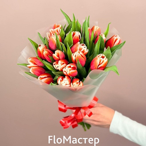 Букет 21 тюльпан Timeless