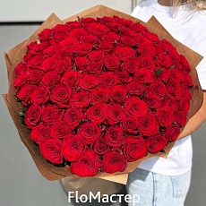 Букет 101 роза Red Eagle