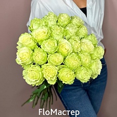 Букет 25 роз Эквадор Lemonad