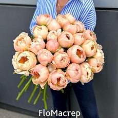 Букет 25 пионов King's Day