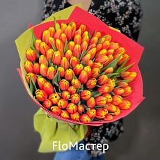 Букет 101 тюльпан Denmark