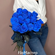 Букет 15 роз Эквадор Blue