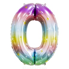 Шар фольгированный цифра