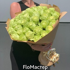 Букет 51 роза Эквадор Lemonad