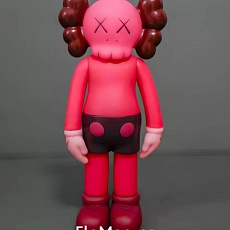 Розовая коллекционная фигурка KAWS