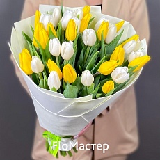 Букет 33 тюльпана Fresco
