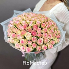 Букет 101 роза Bisou