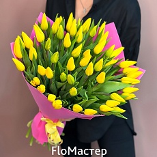 Букет 51 тюльпан Yellow