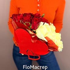 Композиция сердце Floral Heart