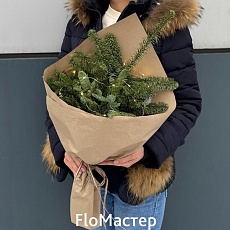 Букет из еловых веточек-5