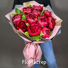 Букет 11 пионов Soir